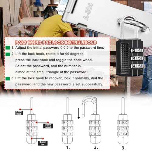5 Inch Door Locks Hasp Latch 2 Pack,304 Stainless Steel Safety Padlock Clasp Hasp Lock Latch with Combo Lock & Padlock,Heavy Duty Gate Latch Lock with Screws