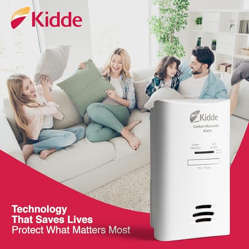 Kidde Plug-in Carbon Monoxide Detector with Battery Backup - 1 Pack, 3rd Edition