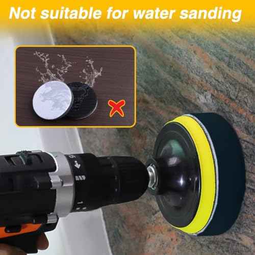 SPEEDWOX 2 Inch Hook and Loop Soft Sponge Cushion Buffer Pad 5 Pack Soft Foam Buffering Pad Sanding Sponge Hook and Loop Sponge Polishing Pad for Sanding Pad