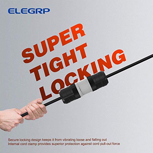 ELEGRP NEMA L14-30R Locking Receptacle 30A Industrial Grade Twist Lock Outlet