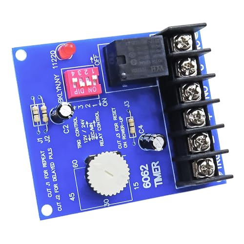 FUHUOLU 6062 Digital Timer 12/24VDC for Security & Access Control