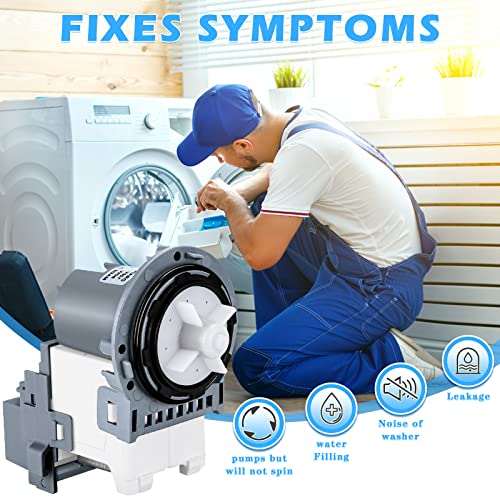 Samsung Washer Drain Pump DC31-00054D/ DC31-00187A PX3516-01 120V 80W Replacement