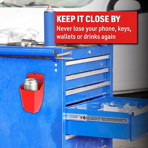 EZRED EZPOUCH Flexible Magnetic Storage Pouch, Holds Tools and Accessories