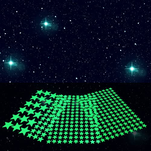 Glow in The Dark Star Stickers for Ceiling Kids Room Decor 354 Pack