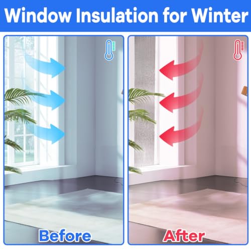 YoleShy 48in x 10ft Reflective Bubble Window Insulation for Cold & Hot Weather