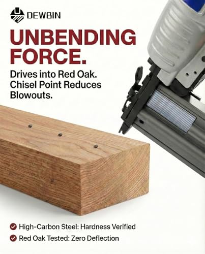 16 Gauge Galvanized Finish Nails 1-Inch - DEWBIN Small Straight Nails for Woodworking & Upholstery