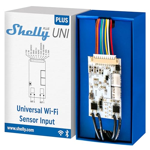 Shelly Plus Uni Smart Wi-Fi Bluetooth Module for Low-Voltage Automation