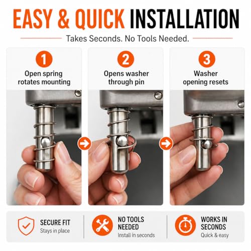 Spring & Washer Kit for KitchenAid Stand Mixers – 316 Stainless Steel Upgrade, 1 Pack