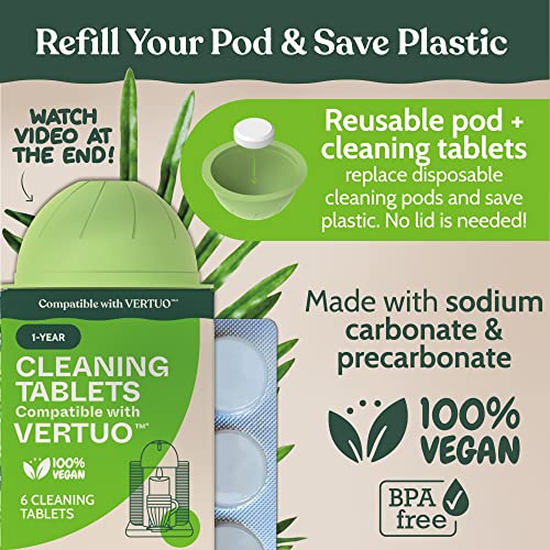 Nespresso Vertuo Descaling & Cleaning Kit by Roobi – Eco-Friendly