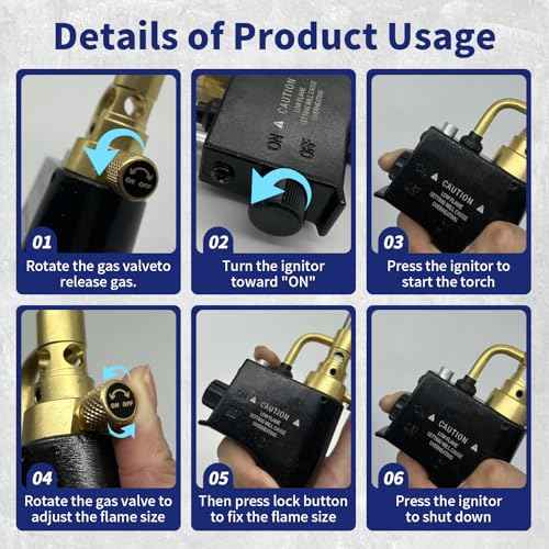 High Intensity Propane Torch Head, Trigger Start Gas Torch, Map Gas Torch Kit for Propane, MAPP and MAP/PRO£¬Solding, Welding, Brazing, Barbecue, Blow Torch£¨CSA Certified)