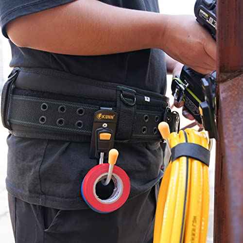 KUNN Tool Holster - Tool Belt Hook Cordless Drill Holder Single,Strong Clip,Tool Belt Accessories