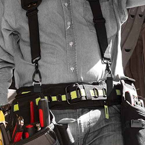 Heavy Duty Tool Belt Loop, 4pcs Suspender Loop, Suspender Attachment, Tool Belt Strap Connectors, Tool Belt Accessories, Suspender Loop Hook Attachment