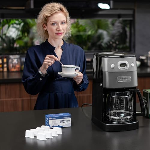 Possiave 12-Pack Water Filters for Cuisinart Coffee Makers – Compatible with DCC & DGB Models