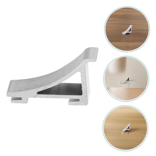 DOITOOL 20pcs Cooler Shelf Clips Aluminum Refrigerator Support Clips for Cold Resistant Fridge Rack Easy Installation for Home and Commercial Use