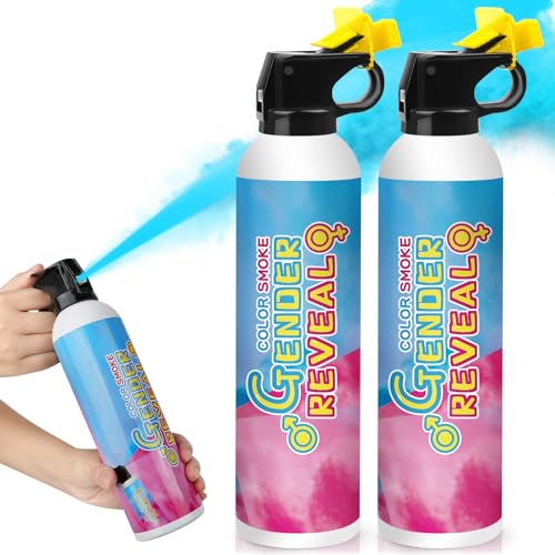 Merear Blue Gender Reveal Fire Extinguisher Set - Biodegradable Baby Boy Party Decor
