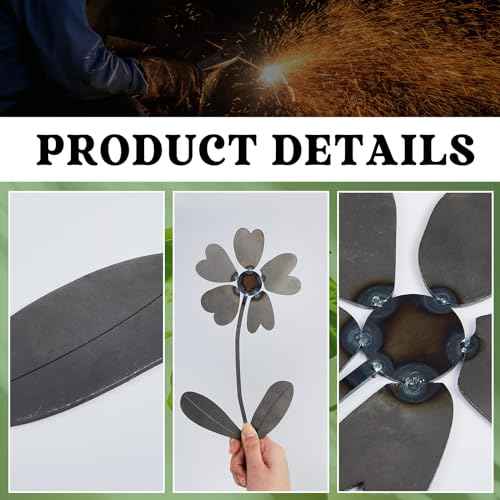 Therwen 1 Set Welding Kits Flower Coupons 16 Gauge Tig DIY Stainless Steel Welding Practice Kit for beginner gift Metal with Mig, Tig, Gas, Arc, Stick