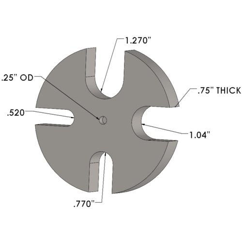 SWAG One Ton Arbor Press Plate (Press Not Included)