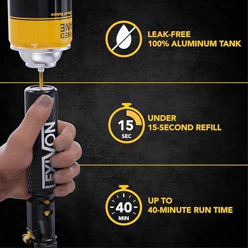 LEXIVON Butane Blow Torch, Refillable Upright Lighter with Adjustable Flame and Pro-Grade Aluminum Tank | Ideal for Soldering and Kitchen Tasks (LX-760)