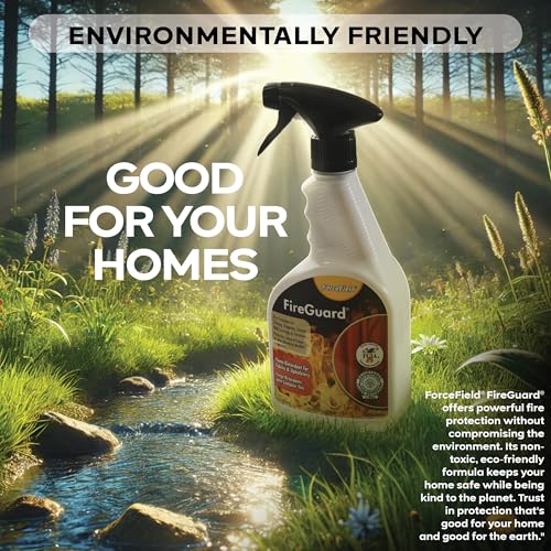 ForceField FireGuard Flame Retardant Spray 22 oz (650 ml) - Fireproof & Smoke-Resistant Fabric Protector