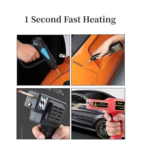 1400PCS Plastic Welding Kit with Storage Box, 6 Different Shapes Plastic Welder Staples