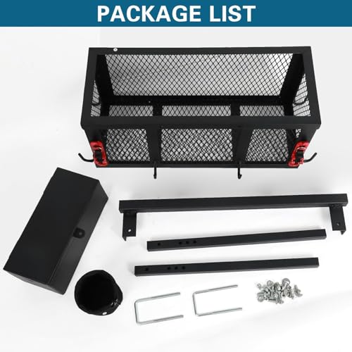 Outprize Tractor Basket Heavy-Duty Tool Tray for ROPS 32.5-45" Fits Kubota