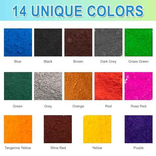 GOODTAKE Concrete Pigment, Black Iron Oxide Pigment Powder, Concrete Cement Dye Color Pigment for Concrete, Cement, Mortar, Grout, Plaster, Tile, Terracotta, Colorant, Paint (Black, 4 oz)