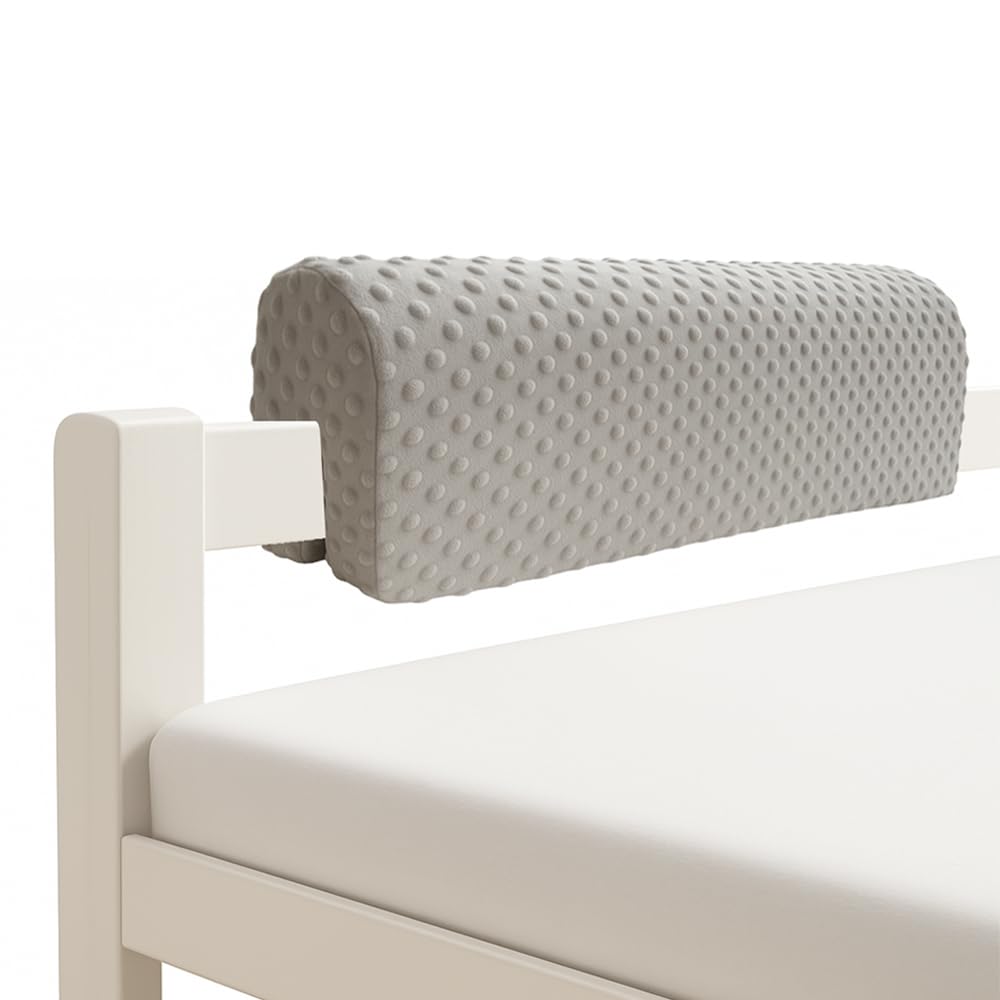 Wonder Space Toddlers' Bed Rail Bumpers Protecter - Children's Bed Guardrail Padding - Anti-Collision | Increased Height | Fall Prevention - Easy Installation Enhanced Safety Mostly Fit (Grey, 2.3ft)