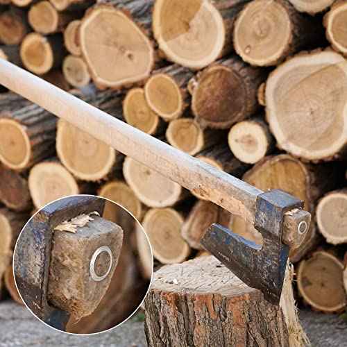 21 Pcs Safety Round Axe Handle Wedges Hammer Splitting Axe Wedge Hand Metal Round Steel for Claw Hammer Sledge, Mauls Handle Kit (0.31/ 0.39/ 0.43/ 0.51/0.63/0.71/ 0.75 Inch)