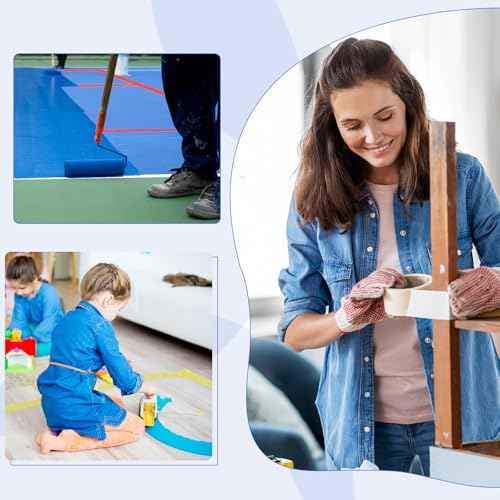 MECCANIXITY Masking Tape 0.2 Inch x 21 Yard Painter's Tape Pink Paint Tapes for DIY Crafts Arts Drawing Decoration Labeling Car Painting Artist Teachers, Pack of 6