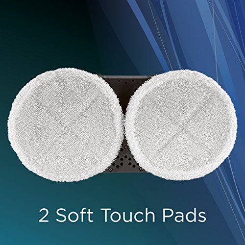 Bissell SpinWave Mop Pad Kit Replacement Pads 2124 – 4 pads, 2 soft + 2 scrubby, genuine OEM