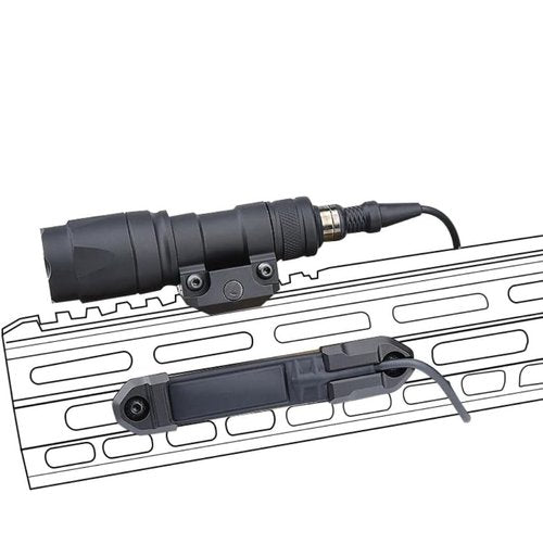 Tactical MLOK Pressure Switch Mount Mount Plates Torches Remote Pressure Pad Switch Plate Mount for Surefire M300 M600 Flashlight Switch Accessories