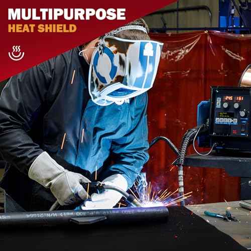 kanhiro Carbon Felt Welding Blanket Fireproof - 20" X 20" Heat Resistant Fabric 1800¡ÆF High Temp Insulation Blanket, Heat Shield Mat for Grill Stove Pit, Welding Pad for Plumbing Brazing