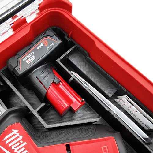 M12 Hackzall Liner for Milwaukee Packout Organizer- Works with FUEL Model (2520) and regular model (2420)