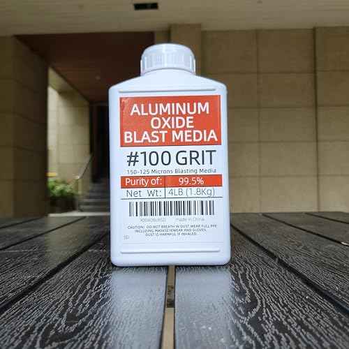 #100 Grit Aluminum Oxide Sandblasting Medium (4 Lbs/1.8 Kg) Fine Sandblasting Medium - Application: Used As Abrasive And Medium For Sandblasting Cabinets And Sandblasting Machines. (Purity 99.5%)