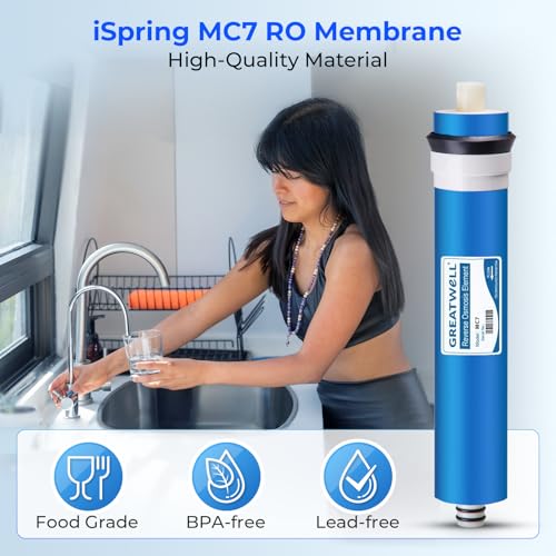 iSpring 75 GPD NSF Certified Reverse Osmosis Membrane Replacement 11.75” x 1.75”