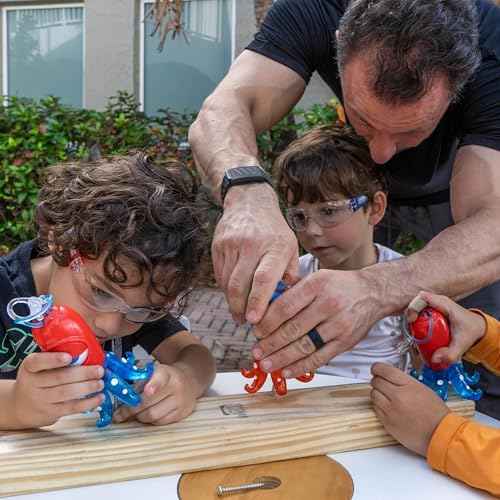 Handy Famm Kids' Safety Glasses, Lightweight Scratch Resistant Protective Eyewear for Children