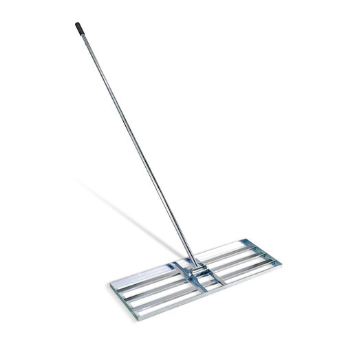 Professional Grade Lawn Leveling Rake – 30"x10" Stainless Steel Head with 78" Adjustable Handle – Heavy-Duty Soil Leveler for Lawn, Garden, and Golf Course Maintenance