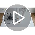 Fszdorj 20'' Low Profile Ceiling Fan with Light & Remote Control - Black