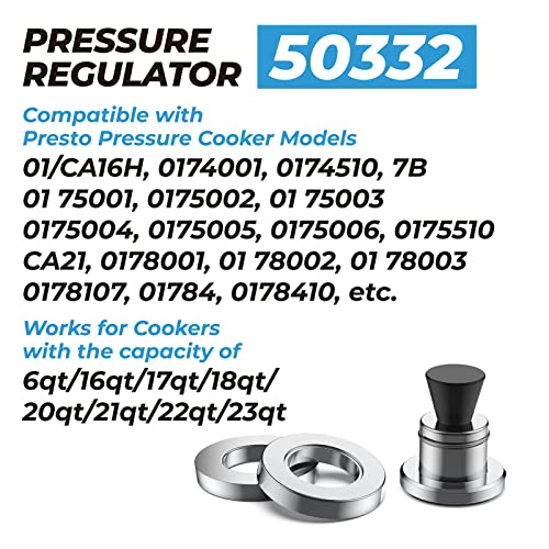 Pressure Cooker Regulator 5-10-15 lb for Presto Canners – Replacement Weight
