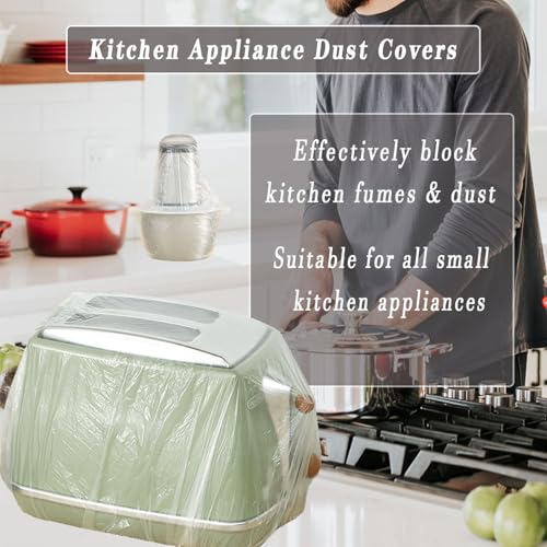 STAYWILD 60 pcs Clear Small Appliance Dust Covers