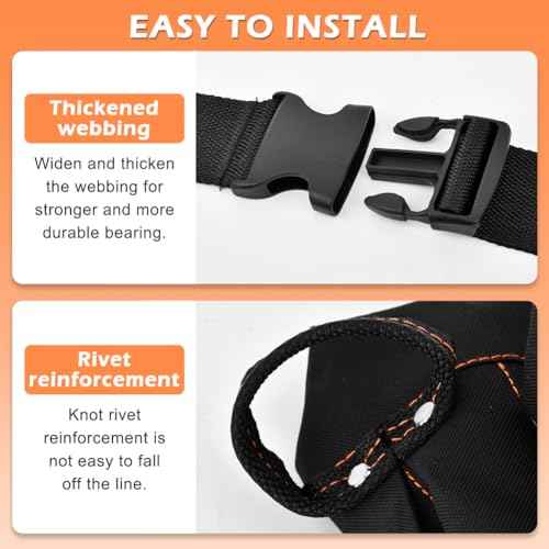 8 Pockets Tool Pouch, Utility Organizer Pouch Waist Bag for Tools, Adjustable Belt Work Apron for for Technician Maintenance Electrician Carpenter Woodworker Roofing Hardware Tools(SIZE:9.45x9.84inch)