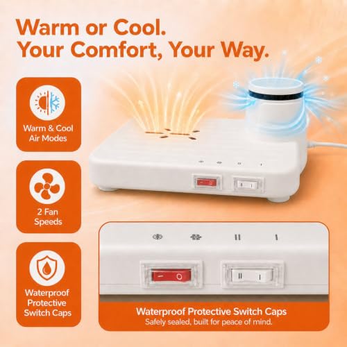 SXPFZY Standard Body & Feet Dryer for After Shower, Compact Warm & Cool Modes