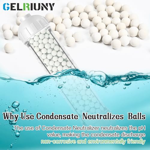 GELRIUNY 1 Pack Condensate Neutralizer Refill Media 3.3 lbs for Industrial Wastewater pH Adjustment