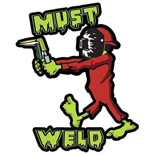 Welding Stickers for Hood & Tool Box - 100% Vinyl - For Adults - Badass Welder Including Flux, Rods, Hood, Flash, Fire, Welds