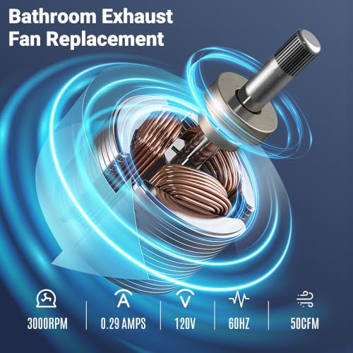 BP27 Fan Motor for Broan NuTone 678 Replacement Shaft Length 1.77in