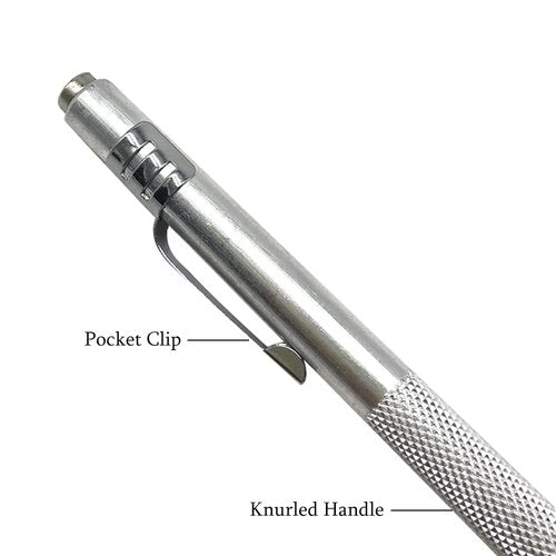 NEPAK 2 Pack Tungsten Carbide Scriber with Magnet,with Extra 12 Replacement Marking Tip,Etching Engraving Pen for Glass/Ceramics/Metal Sheet