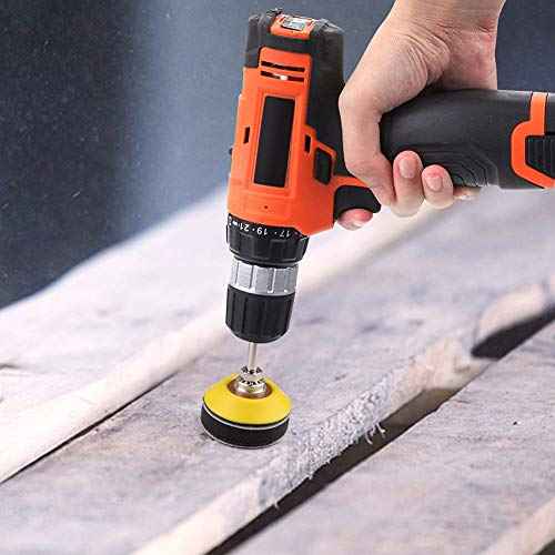 LotFancy 2 Inch Sanding Discs, 100PCS 60-3000 Grit Sandpaper and 1/4" Shank Backing Plate, Soft Foam Buffering Pad, for Drill Grinder Rotary Tool, Hook and Loop Sand Paper Assortment Pack