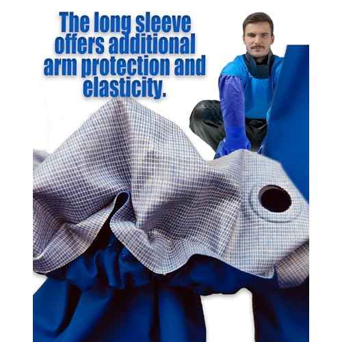 LIICHAAO Long waterproof fishing gloves,Cleaning Poison ivy gloves,Aquarium pool,Long elbow Resistant Abrasion