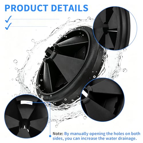 2 Pack 3-3/8" Garbage Disposal Splash Guard EPDM Rubber Replacement for InSinkErator Evolution
