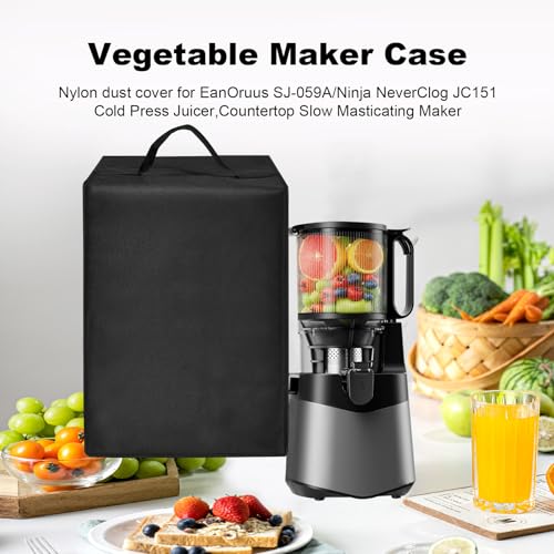 Juicer Dust Cover for Ninja JC151 JC151NV Cold Press, Waterproof Nylon Lid Case